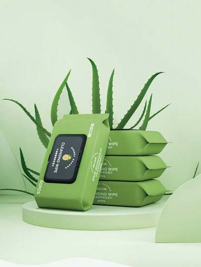 60pcs/120pcs Cleaning Wet Wipes, Suitable For Everyday Item Cleaning