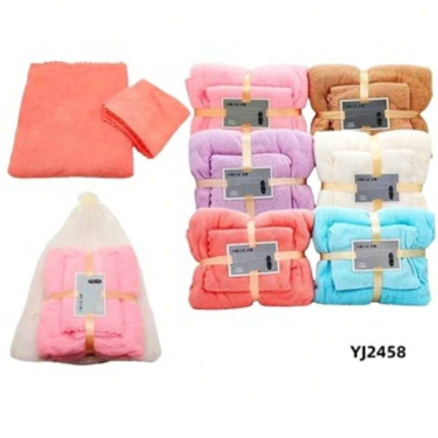 Bath And Face Towel Kit Bath Towel Set - Multicolor - View 1