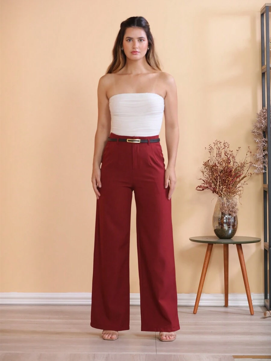 Women Pants - Redwood - View 1