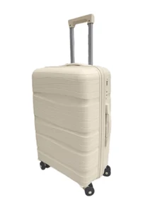 Polypropylene Travel Suitcase PP Size 8kg European Style - 白色 - 查看 1