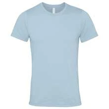 Bella + Canvas Unisex Adult Jersey Crew Neck T-Shirt - 100% Airlume Combed Ringspun Cotton - 145gsm - (RW8499) - 霧霾藍 - 查看 1