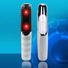 Hair Growth Care Electric Massage Comb Hair Follicle Stimulation Anti Thickening And Anti Hair Loss Head Massager - White - View 5