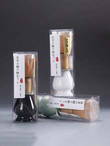 3pcs Tea Whisk Matcha Blender Matcha Tea Whisk Bamboo Whisk Matcha Brush Song Dynasty Tea Making Utensil Set,Matcha Set - 3pcs - View 11