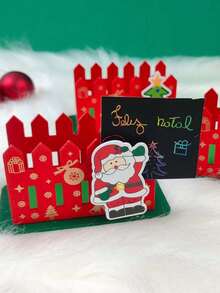 Napkin Holder, Christmas Fence - Allmini - Màu vàng - Xem 2