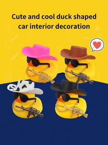 1 Phụ kiện trang trí nội thất xe hơi hình con vịt dễ thương & ngầu - Nhiều màu - Xem 1