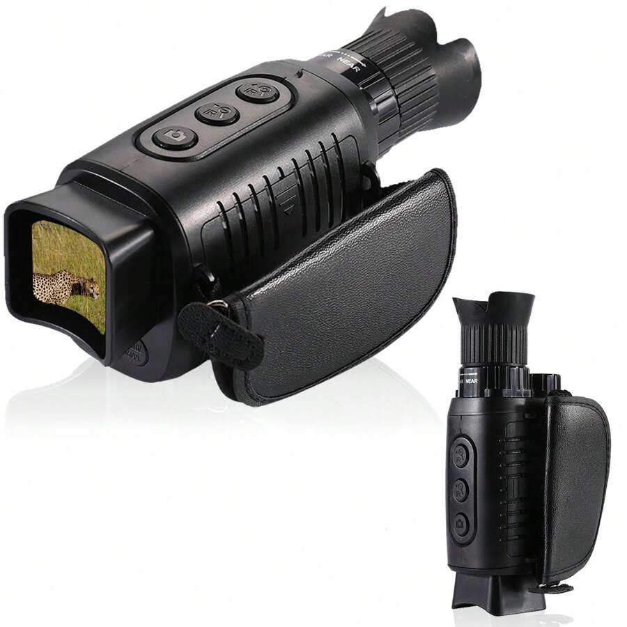 Night Vision Goggles,1080p Digital Night Vision Monocular For Dark,Travel Infrar Ed Monoculars Save Photos & Videos,Monocular For Hunting,Camping,Travel - Black - View 1