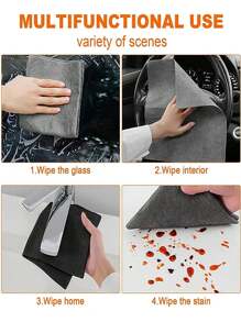 30/20/15/10/5/1pc Magic Glass Cleaning Cloths, Thick Multi-Purpose Window Wiping Rags, Streak-Free, Car Washing Towels, Kitchen & Bathroom Cleaning Cloths,Streak Free Cleaning Rag Magic Cleaning Cloth,Microfiber Cleaning Cloth,All-Purpose Microfiber Towels,Microfiber Glass Cleaning Cloths, Reusable Super Absorbent Microfiber Dish Rags, Cleaning Supplies, Cleaning Tools, Back To School Essentials, Reusable Cleaning Cloths