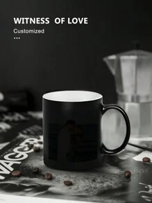 1 Personalized Magic Coffee Mug, Personalized Color Changing Mug, Customized Name, Photo, Blessing, Etc., Birthday Gift, Personalized Gift, Christmas Gift, Wedding Gift, Office Gift For Daughter, Couple, Family, Girlfriend,Multi-Functional,Durable,Ornamental,Reusable,Exquisite,Stylish,High-Quality,Colorful,Modern,Custom,Personalized,Unique