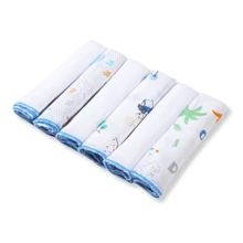 11-Piece Papi Soft Burp Cloth Towel Kit For Boys, Girls, And Neutrals - 藍色 - 查看 9
