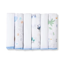 11-Piece Papi Soft Burp Cloth Towel Kit For Boys, Girls, And Neutrals - 藍色 - 查看 4