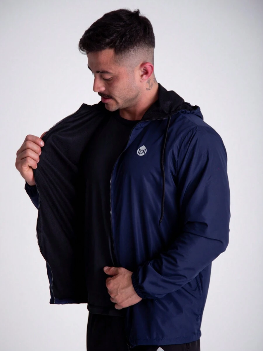 Type One Men Jackets & Coats - Navy Blue - View 1