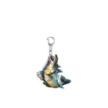 12pcs Acrylic Fish Shaped Keychain For Fishing Lovers, Multifunctional Keyring Decoration Gift For Men And Women Car Accessories Bag Charm School Letter Cute Goth Y2k