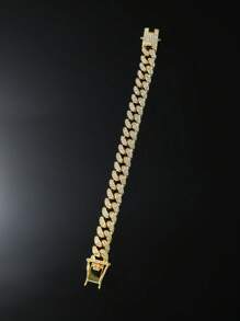 1 Stück Fußkette mit Strass im Hip-Hop-Stil für Frauen