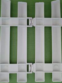 4 piezas/6 piezas/12 piezas/24 piezas Cercas de plástico PVC, para decorar jardines, césped, villas, patios, granjas, huertos, paisajes exteriores, etc.