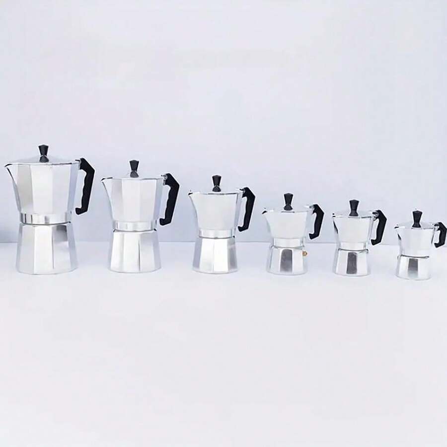 Classic Italian Espresso Maker Manual Moka Pot For Rich, Flavorful