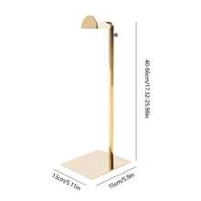 2PCS Handbag Display Rack Hanger Bag Store Metal Adjustable Purse Stand Holder - Gold - View 2