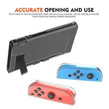 Dockable Clear Case For Switch, FANPL Protective Case Cover For Switch And Joy Con Controller- Crystal Clear - 透明的 - 查看 3