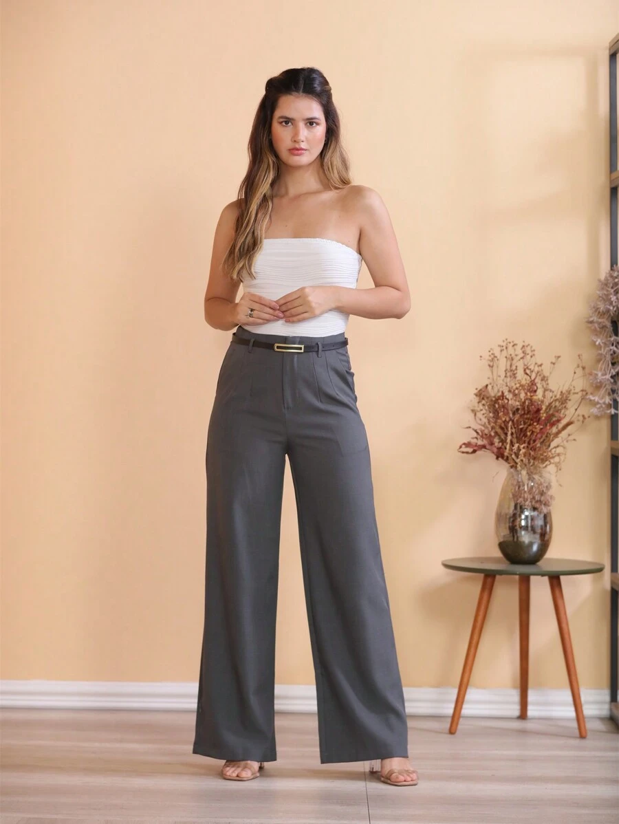 Women Pants - Màu xám đen - Xem 1