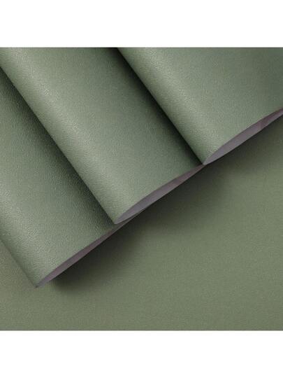 1roll Matte Groen Peel Stick Wallpaper Thickened Self Adhesive Sage Contact Paper Waterproof Removable Vinyl Textured Shelf Liner Cabinet Bedroom,Renovation Stickers Wand Panels,Wall Paper, Wallpapers, ation Items Refresh Your Home,Rama Birthday Graduation view 10