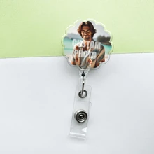 1 pieza Llavero con retrato personalizable de gato/perro en acrílico, impreso de alta definición, accesorio multiestacional y para ocasiones, regalo