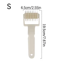 1pc Dough Cutters, Wheel Cutters, Plastic Dough Roller And Pizza Roller Cutters, Baking Tools, Household Kitchen Accessories - White - View 4