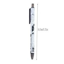 6pcs, Cartoon Creative Black And White Anime Ins Style Press Gel Pen Ballpoint Pen Writing Pen, Bullet Black Cute Press Gel Pen, Teen At Home Classroom Writing Special Writing Pen For Exams, Christmas Halloween Holiday Stationery Gift Gift Set[Random Mixing],Back To School - Multicolor - View 11