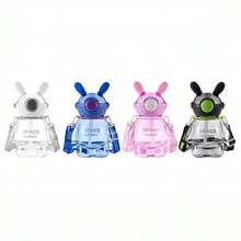 Rabbit Water Bottle Kids Toddler Portable With Straw Design 680ML - 藍色 - 查看 11