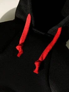 1 件心形和爪子印花格子连帽衫，适合小型/中型/大型犬和猫，适合秋冬季户外穿着 - 彩色 - 查看 7