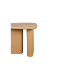 Tapered Tabletop Side Table(NATURAL WOOD) - Gỗ tự nhiên + MDF - Xem 1