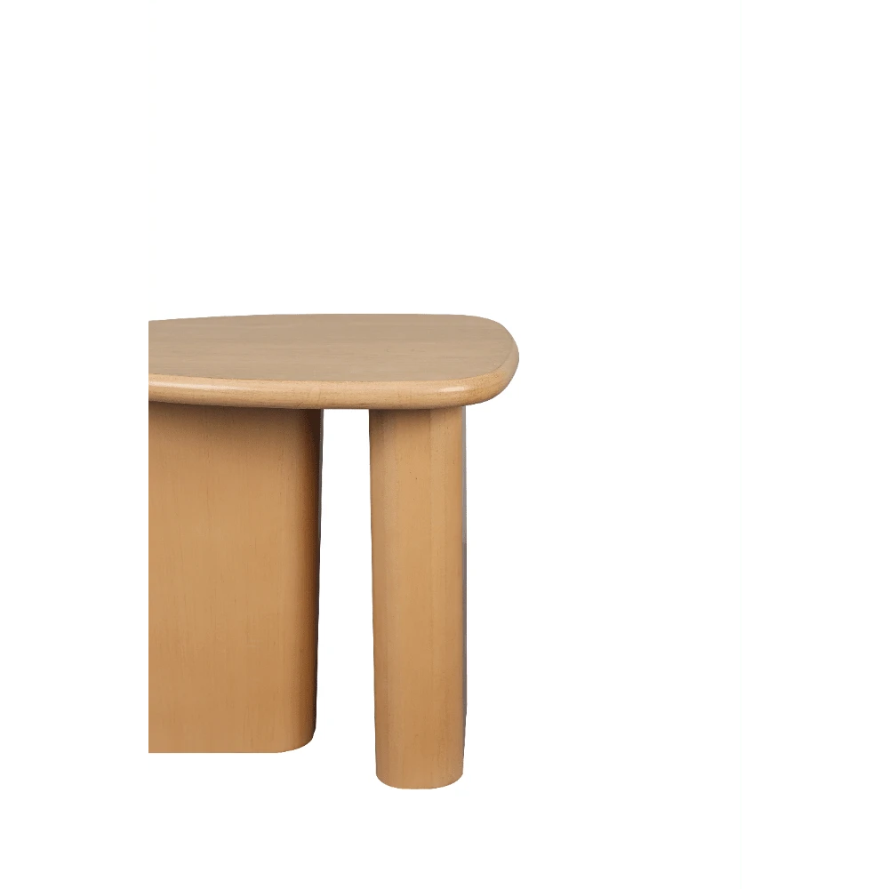 Tapered Tabletop Side Table(NATURAL WOOD) - Gỗ tự nhiên + MDF - Xem 1