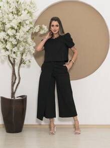 Women's Linen Set - 查看 1