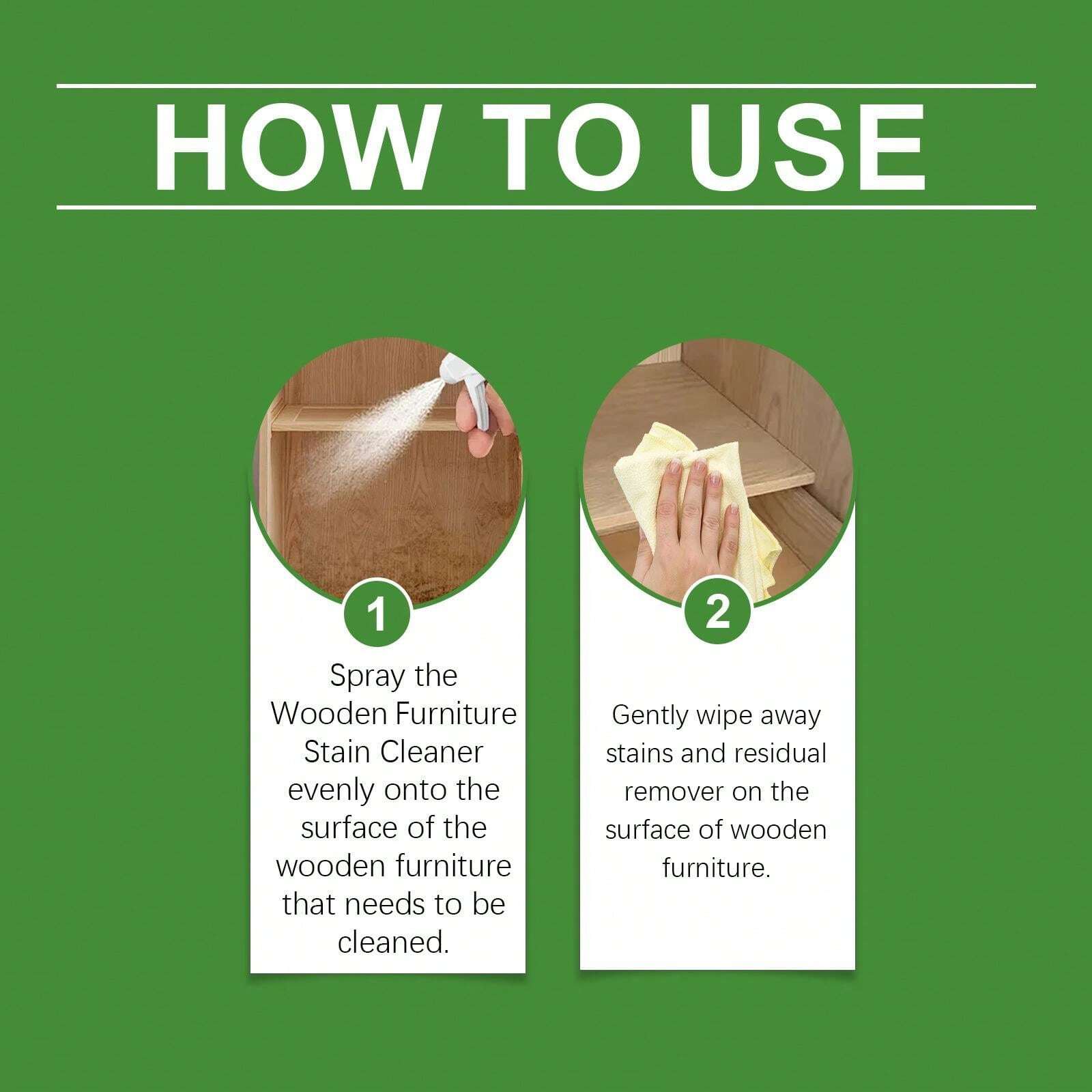 1 Wooden Furniture Cleaner To Remove Stains Dust To Remove Mildew Odor