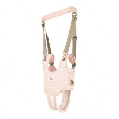 1 件婴幼儿助行带，手持式婴儿学步车安全带，儿童行走训练，适合春夏秋冬，粉色、绿色和紫色可选