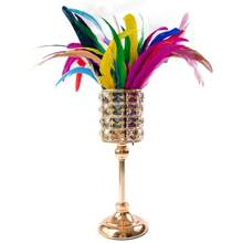 20 piezas Plumas de gallo artificiales de 25-45 cm para accesorios de decoración del hogar, ropa de boda DIY y complementos para el cabello