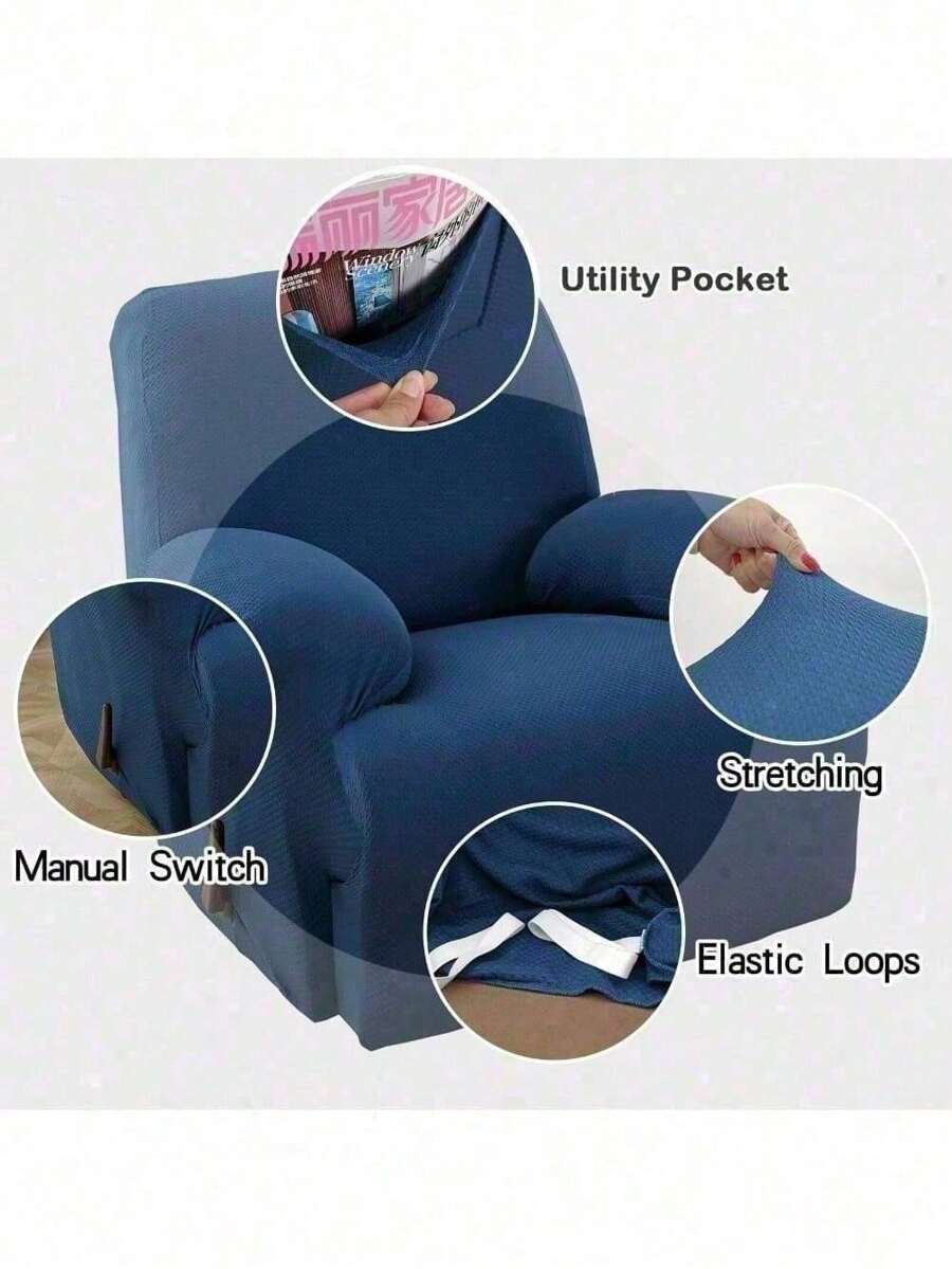 Funda elástica para sillón reclinable, funda para sofá, funda para