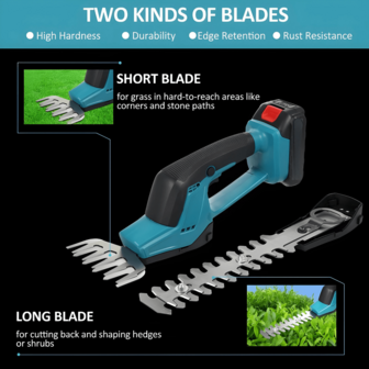 Recortadora de setos doméstica pequeña, podadora portátil, herramienta de poda redonda para bosques, cortacésped eléctrico manual miniportátil de dos en 1, recortadora de setos, adecuada para operaciones de jardín y céspedes, cortasetos, herramientas de jardín, herramientas de jardinería para el jardín