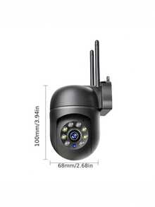 Camera giám sát WIFI độ nét cao 1080P, Camera quan sát ban đêm độ nét cao từ xa trong nhà và ngoài trời, Camera an ninh gia đình liên lạc nội bộ 355 độ, Hệ thống an ninh gia đình 5G, Phát hiện di động AI, Âm thanh hai chiều, Tầm nhìn ban đêm màu, Hệ thống an ninh giám sát gia đình - Nhiều màu - Xem 5