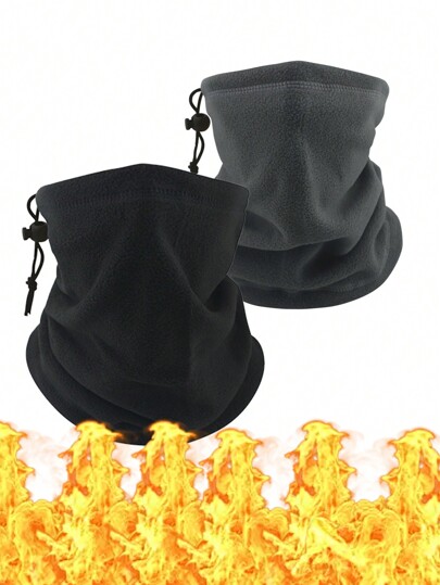 1pc Winter Warm Neck Gaiter Fleece Snow Skiing Windproof Face Mask Scarf