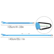 1pc Kayak/Canoe Oar Leash, Splash Paddle Tie Rope, Easy Boat Paddle Anti-Lost Strap, Inflatable Boat Safety Lanyard (Random Color Buckle)