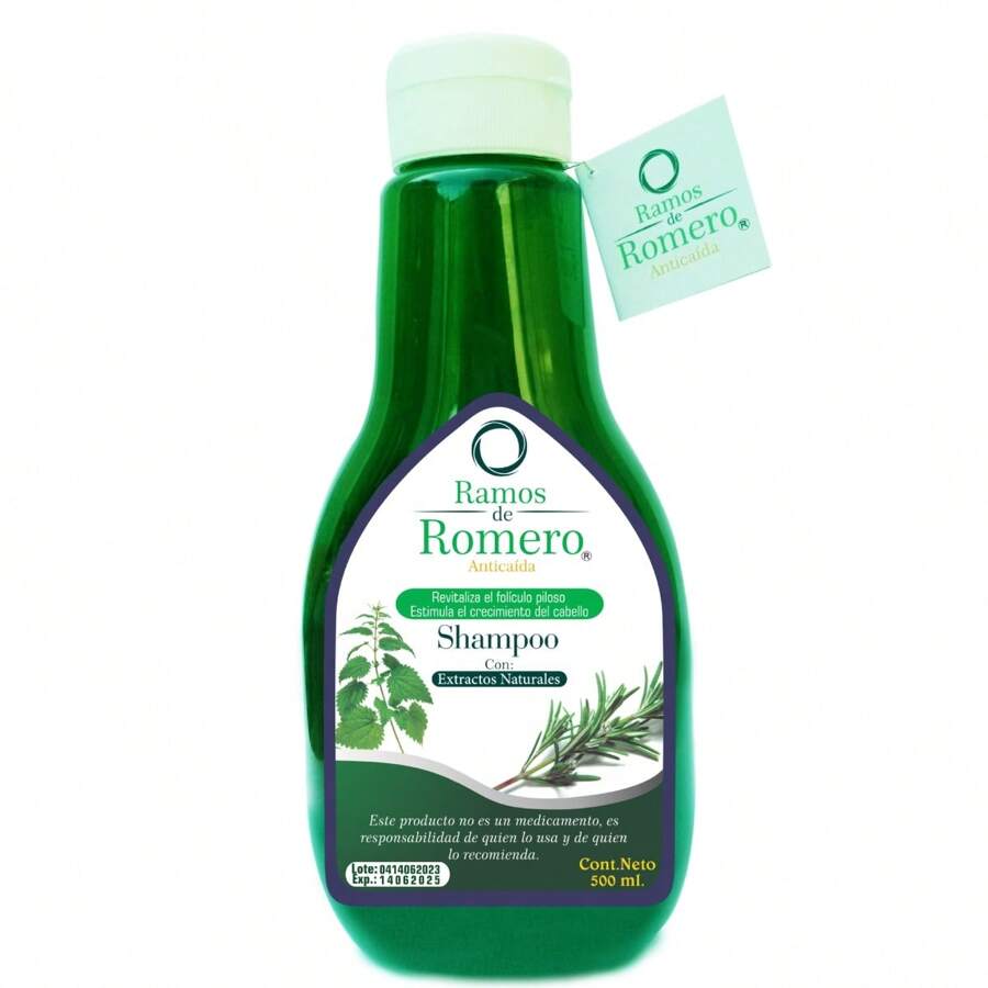 Shampoo Nace Cabello Ramos de Romero - Verde - Ver 1