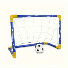 1 Set Kids Soccer Net Kids Sports Soccer Goal,With Portable & Detachable Goal,Sports Mini Soccer Goal Set Portable Backyard Indoor Mini Football Net Football Goal Door Training Game Toy,Perfect For Indoor/Outdoor Play, Family Bonding, Birthday & Holiday Gifts