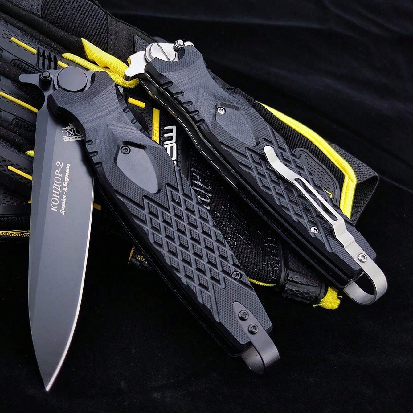 High Hardness Outdoor Folding Knife D2 Steel Camping Knife Tactical