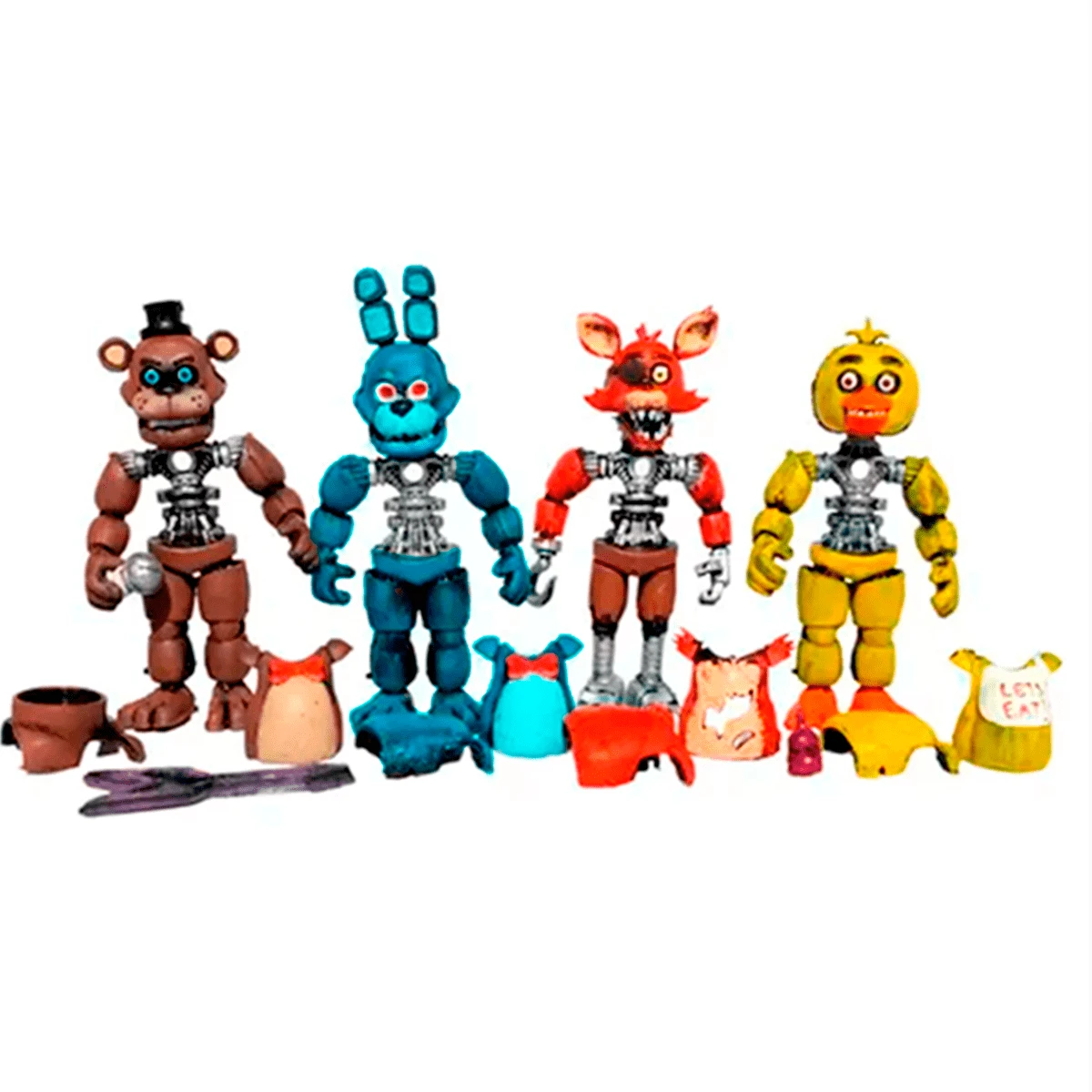 Springtrap Freddy Bonny Pack 4 Figuras Juguete Five Nights At Freddy's