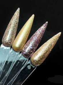 50 Stück klare lange Stiletto Nagel Farbkarten, Falsche Nagel Spitzen, Nagellack Farbgel Palette, abnehmbare Schablonen, Maniküre Form, Nagelzubehör für Salon