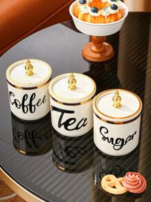 1pc/4pcs/Set Plastic Multifunctional Storage Jars, Sealed Canisters For Living Room, Dining Room, Kitchen, Tray Set For Cereal, Candy, Cookies, Bread, Suitable For Outdoor, Wedding, Party, Gift, Birthday, Christmas Gift