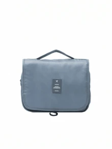 1 个悬挂式化妆包,防水旅行化妆包,大容量储物收纳袋,多功能化妆刷架,适用于化妆刷、眼影、镜子、眼线笔、口红、护肤品、牙刷、杯子、肥皂、洗发水、梳子、手表、手机、项链、珠宝、电子配件 - 黑色 - 查看 9