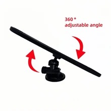 High Definition Wide-Angle 360 ° Interior Rearview Mirror - Conforms To Convex Glass, Enhances Visibility Of Blind Spots In Cars - Black - View 5