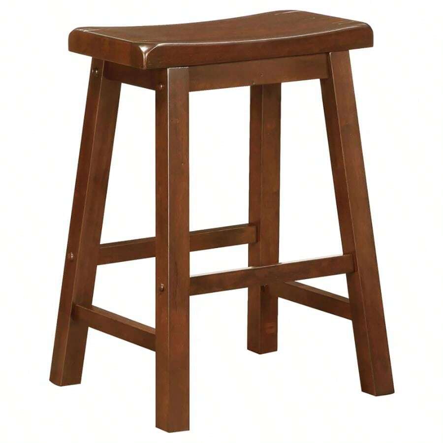 Chestnut Counter Height Stools (Set Of 2) SHEIN USA