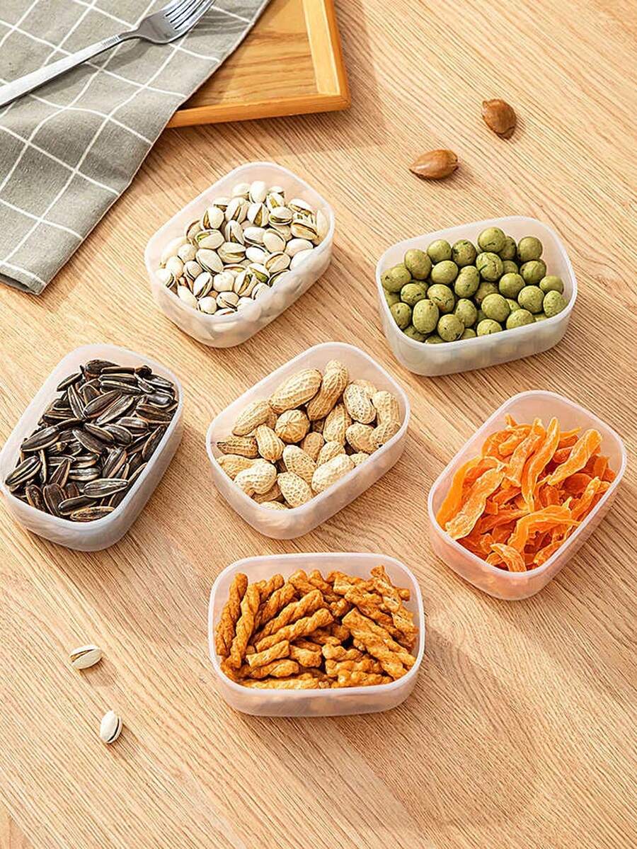 Hộp đựng đồ ăn nhẹ nhà bếp 2 chiếc, Hộp đựng cơm trưa ngũ cốc hỗn hợp, Hộp đựng cơm trưa đóng gói nhỏ, Bữa ăn giảm béo thực phẩm đông lạnh, Hộp bảo quản gạo lứt định lượng, Đồ dùng lưu trữ nhà bếp, Trang trí phòng, Thích hợp cho nhà bếp, Nhà hàng, Tiệc tùng, Tụ họp, Quà tặng cho bạn bè, Quà tặng gia đình, Quà tặng trang trí Giáng sinh, Tiệc Giáng sinh - Nhiều màu - Xem 1