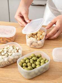 Hộp đựng đồ ăn nhẹ nhà bếp 2 chiếc, Hộp đựng cơm trưa ngũ cốc hỗn hợp, Hộp đựng cơm trưa đóng gói nhỏ, Bữa ăn giảm béo thực phẩm đông lạnh, Hộp bảo quản gạo lứt định lượng, Đồ dùng lưu trữ nhà bếp, Trang trí phòng, Thích hợp cho nhà bếp, Nhà hàng, Tiệc tùng, Tụ họp, Quà tặng cho bạn bè, Quà tặng gia đình, Quà tặng trang trí Giáng sinh, Tiệc Giáng sinh - Nhiều màu - Xem 2